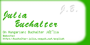 julia buchalter business card